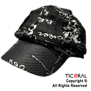 SOMB VISERA NEGRA ESTAMPADO PLATA x 1